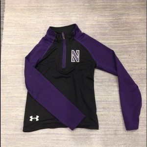 Northwestern wildcats under armour half-zip 5